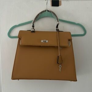 Sophisticated tan bag